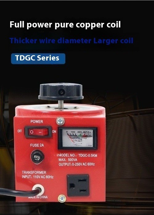 110V Single-phase Regulator 0-130V AC Voltage Regulator Power Regulator