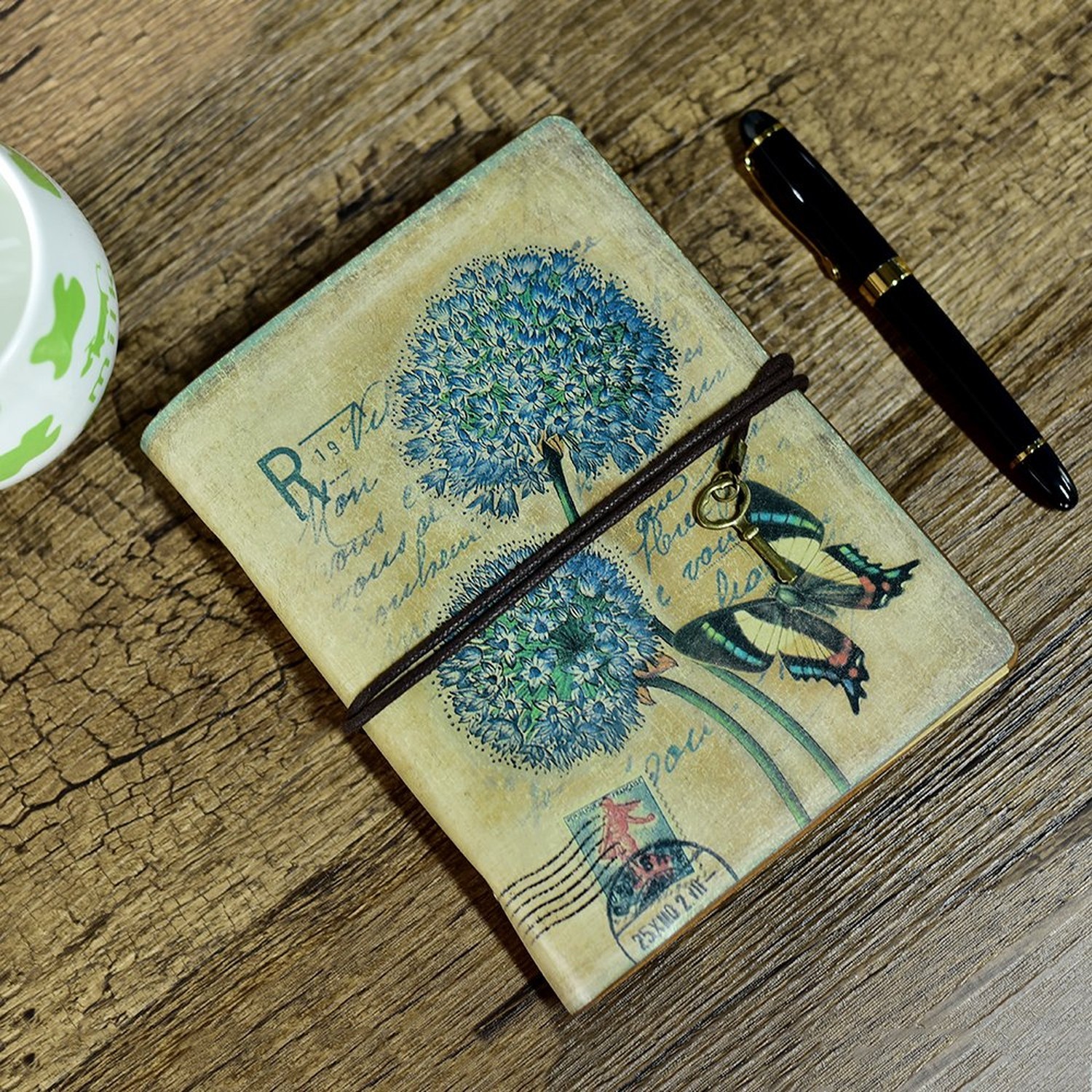 MALEDEN Leather Writing Journal, Refillable Travel Journal Notebook Sketchboo…