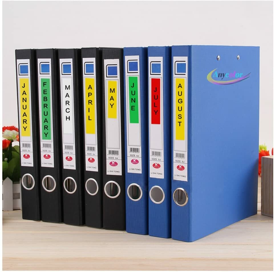 6PK Compatible Dymo D1 45013 45010 Label Tape for DYMO LabelManager 160 280 420P