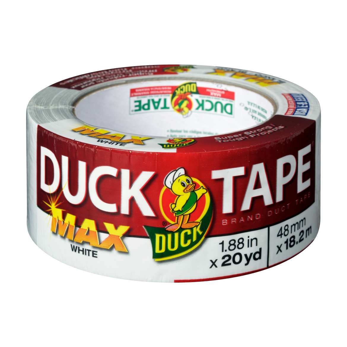 Duck Brand Max Strength Duct Tape: 1.88 in. x 60 ft. (White)