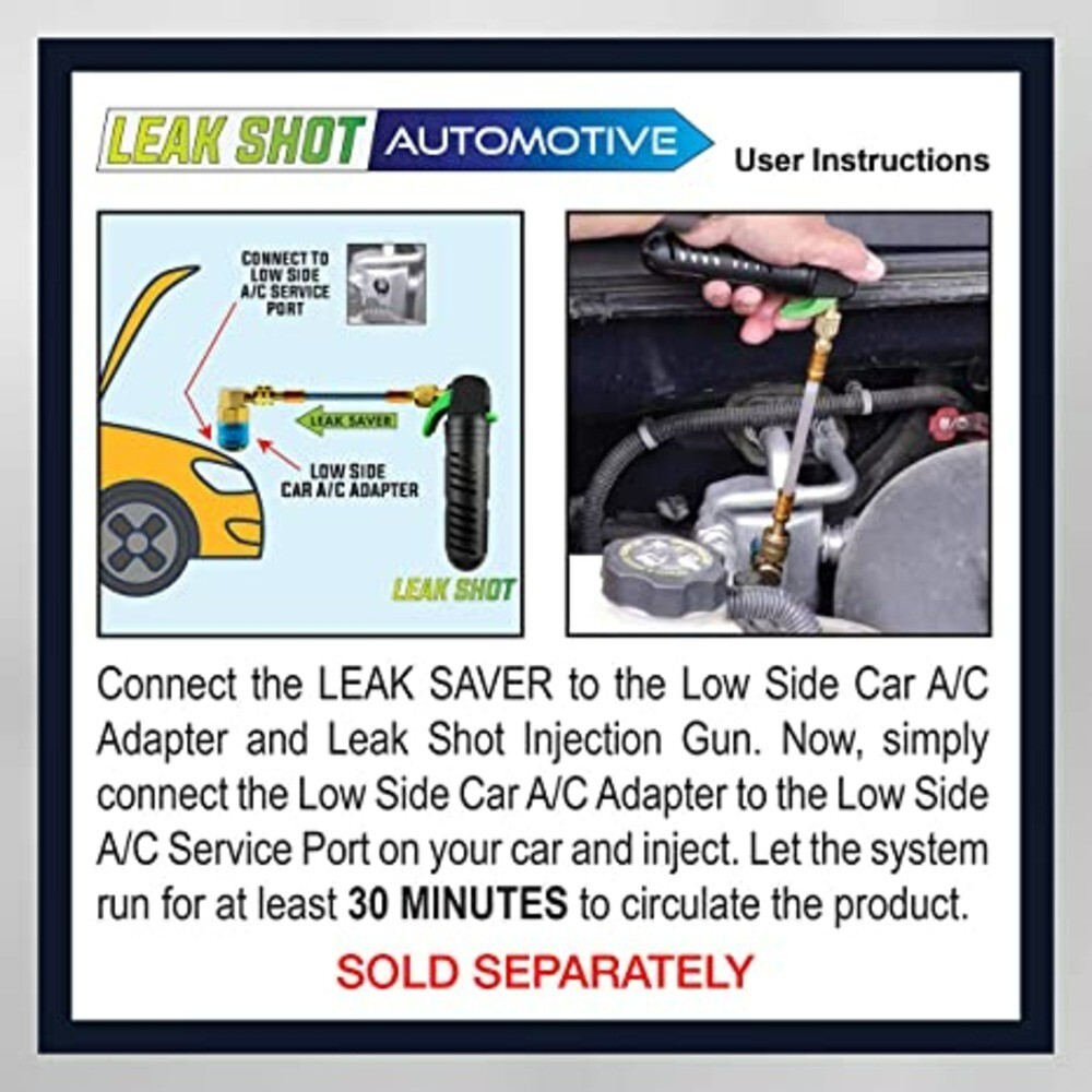Leak Savers Direct Inject Acid Scavenger HVAC System Acid Treatment Neutralizer