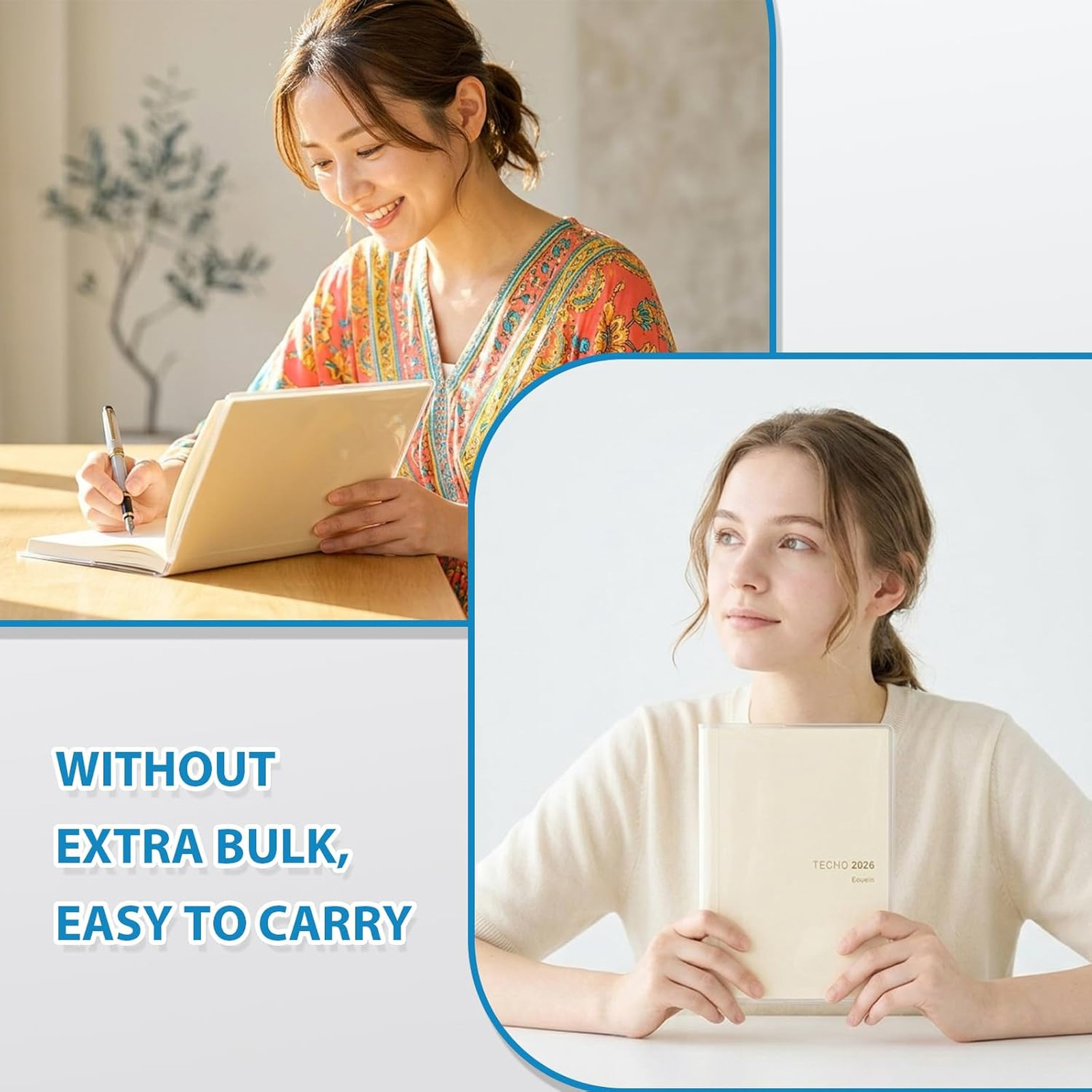 A5 Clear Planner Cover Fits for Hobonichi Techo Cousin 2026 Midori Stalogy