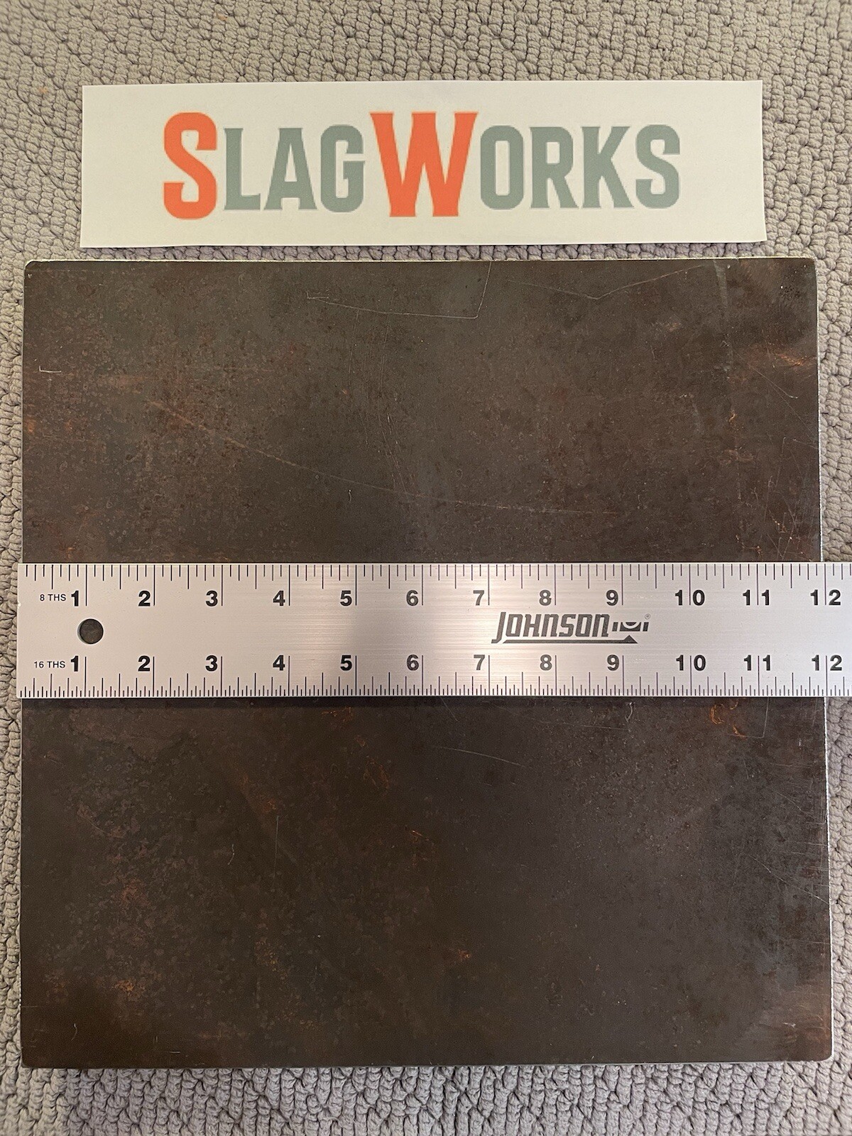 3/8x12x12 inch steel plate 12”x12” A36 Hot Roll Flat .375″ Thick