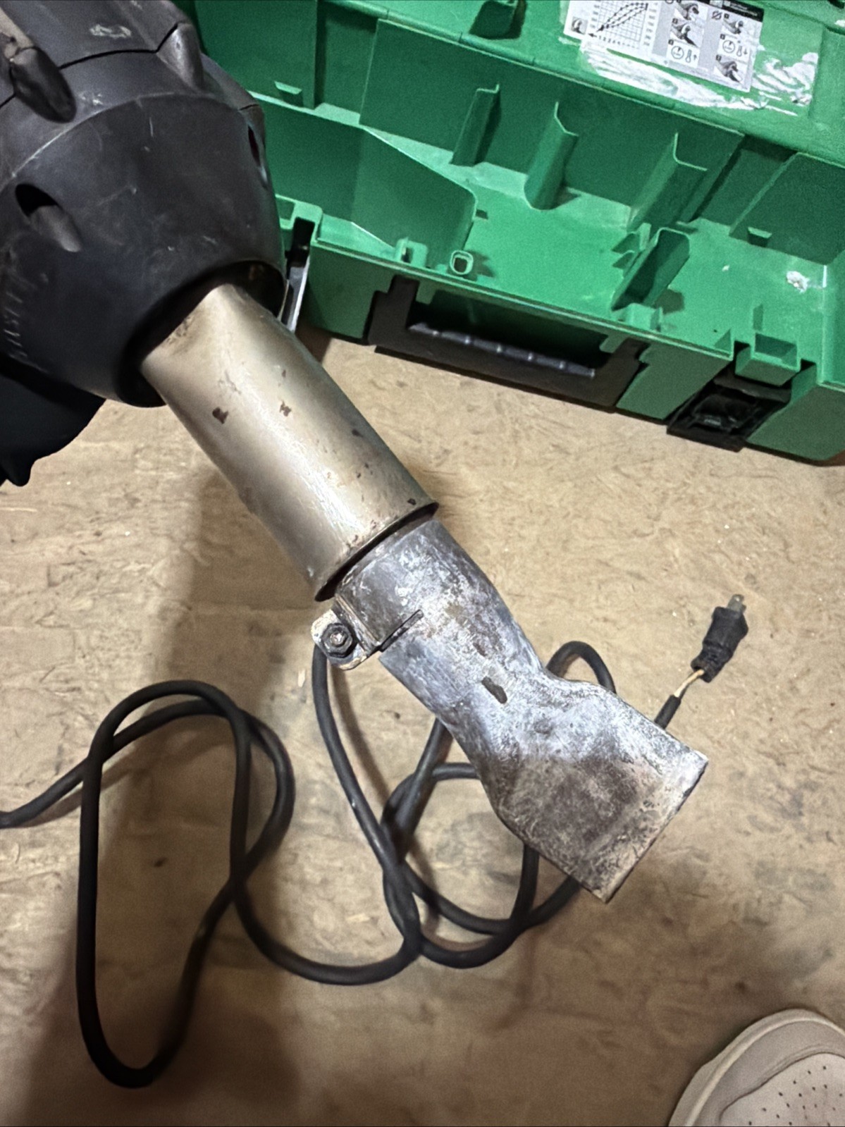 Leister Triac ST 141.228 Plastic Welder with Nozzle & Carrying Case