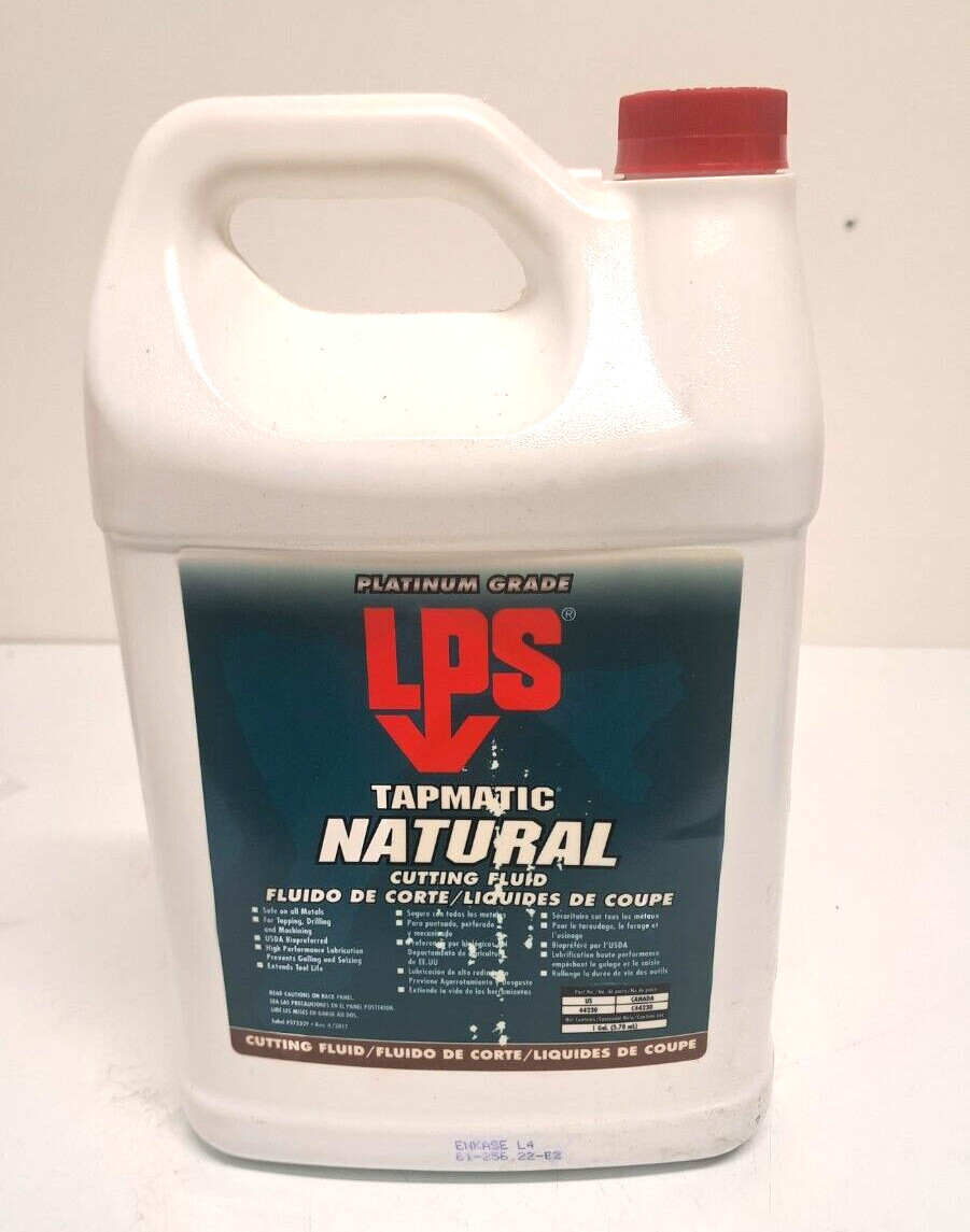 LPS Tapmatic Natural 1 Gallon Bottle Cutting & Tapping Fluid Straight Oil