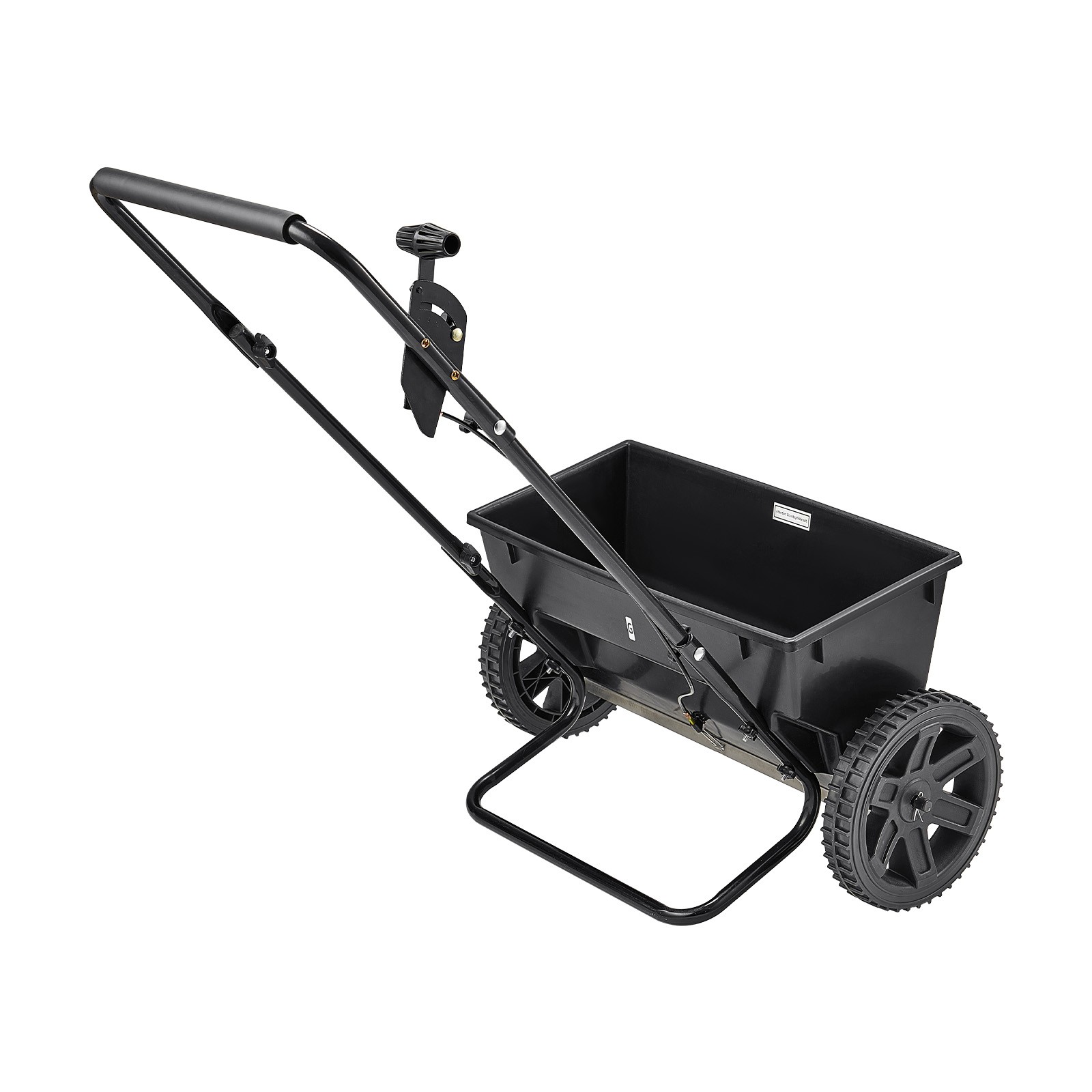 VEVOR Walk-Behind Push Spreader 50LB Capacity Lawn Drop Spreader 10 Settings