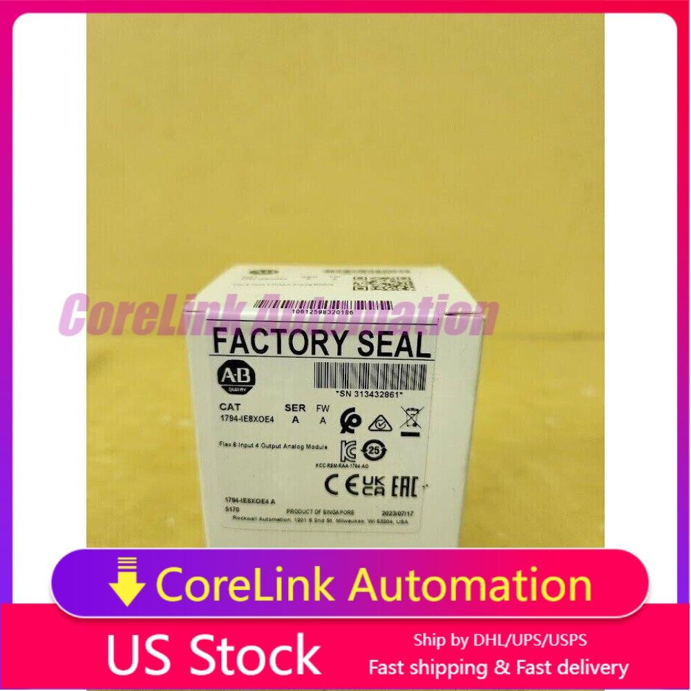 Allen Bradley 1794-IE8XOE4 /A Flex I/O Analog 8 Inputs 4 Outputs US Free Tax