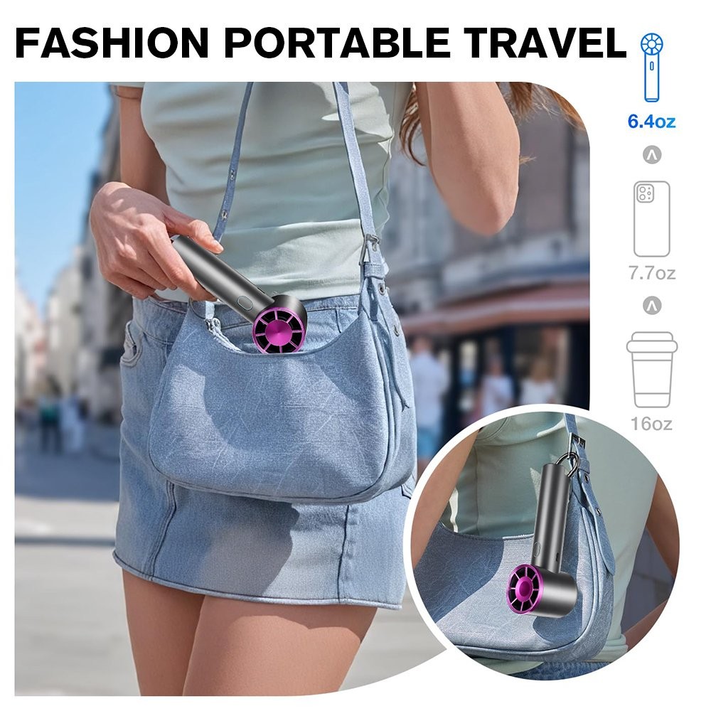 USB Handheld Fan Rechargeable Portable Mini Hand Held Small Fans Cooler US