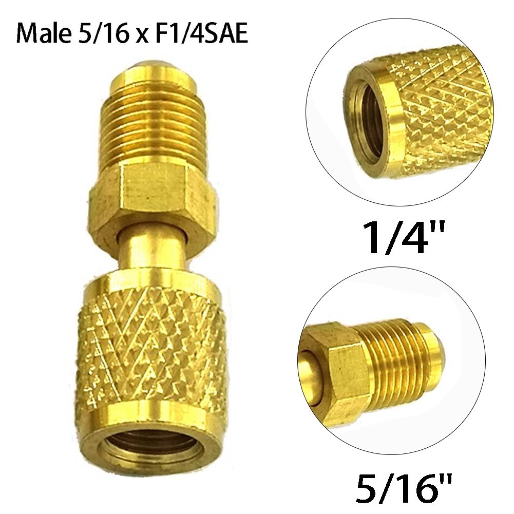 Home Garden Adapter Male 5/16 for X F1/4 for sae For Air Conditioning Systems