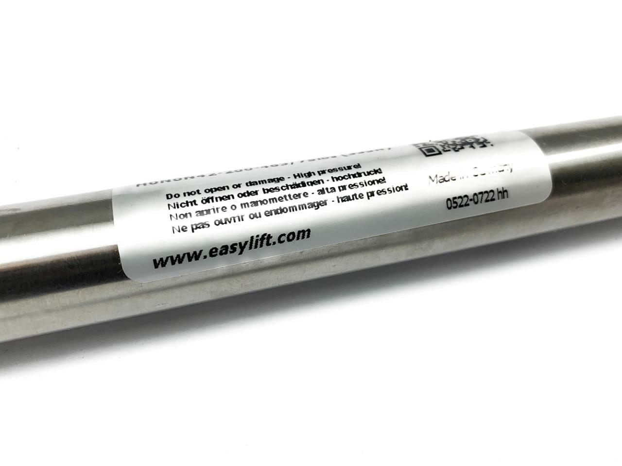 Bansbach H0N0N42-200-463 / 75lbs Stainless Steel Gas Spring NEW FREE FAST SHIP