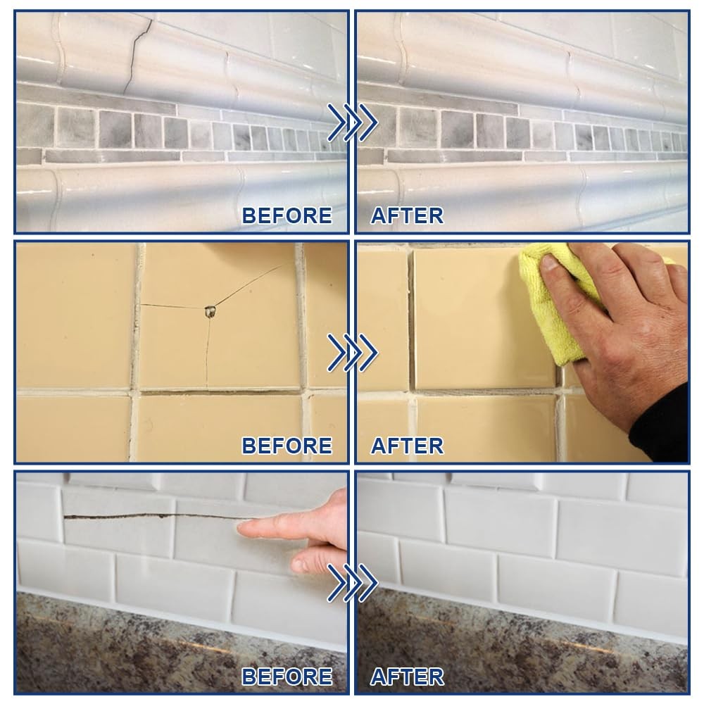 Tile Repair Kit, Ceramic Tile Chip Repair Kit(Color Match), Porcelain Repair Kit