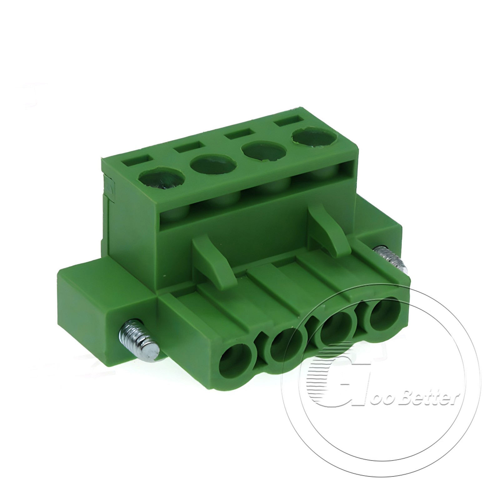 5.08mm Pitch PCB Terminal Block with Flange Screw Terminal Plugs 2-Pin to 24-Pin