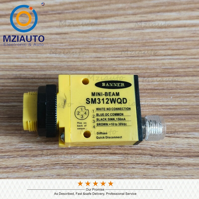Diffuse Photoelectric Switch Sensor For Banner Engineering SM312WQD US Shipping