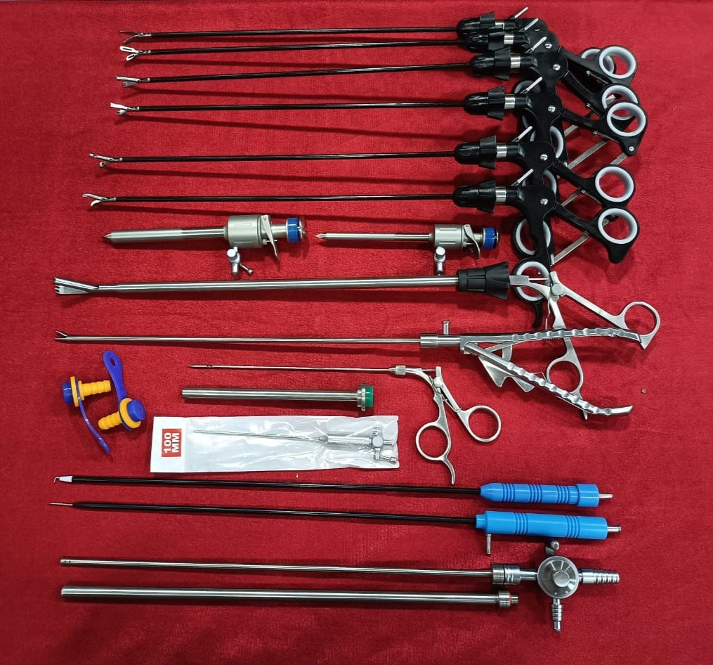 18nos – Laparoscopic Surgery Set SS High Quality Reusable Instruments