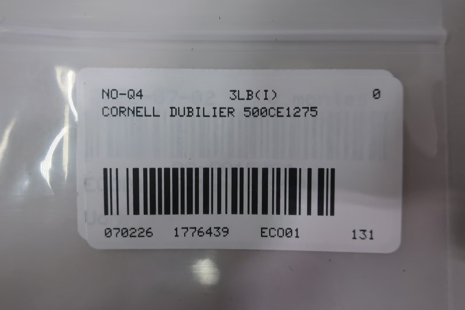 Cornell Dubilier 500CE1275 Capacitor 6000uf 500v-dc