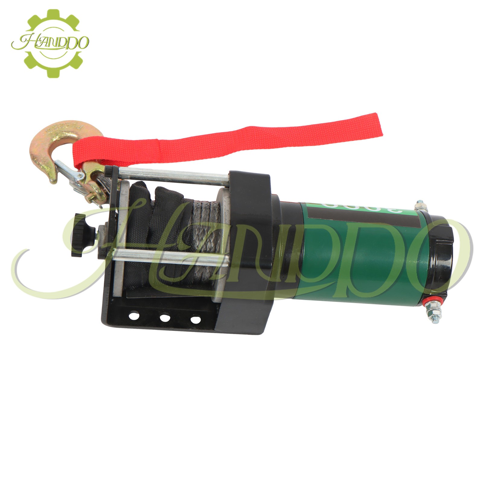 3000lbs Electric Winch 32ft Synthetic Rope 12VDC/1.3HP Wireless & Wired Remote