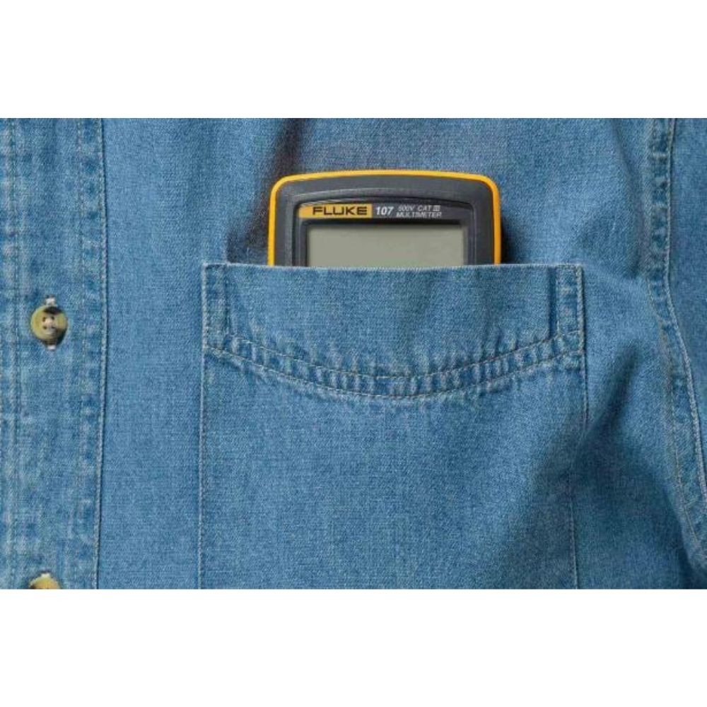 Fluke 4367953 FLUKE-107 ESP Palm Size Digital Multimeter, CAT III, 600 V