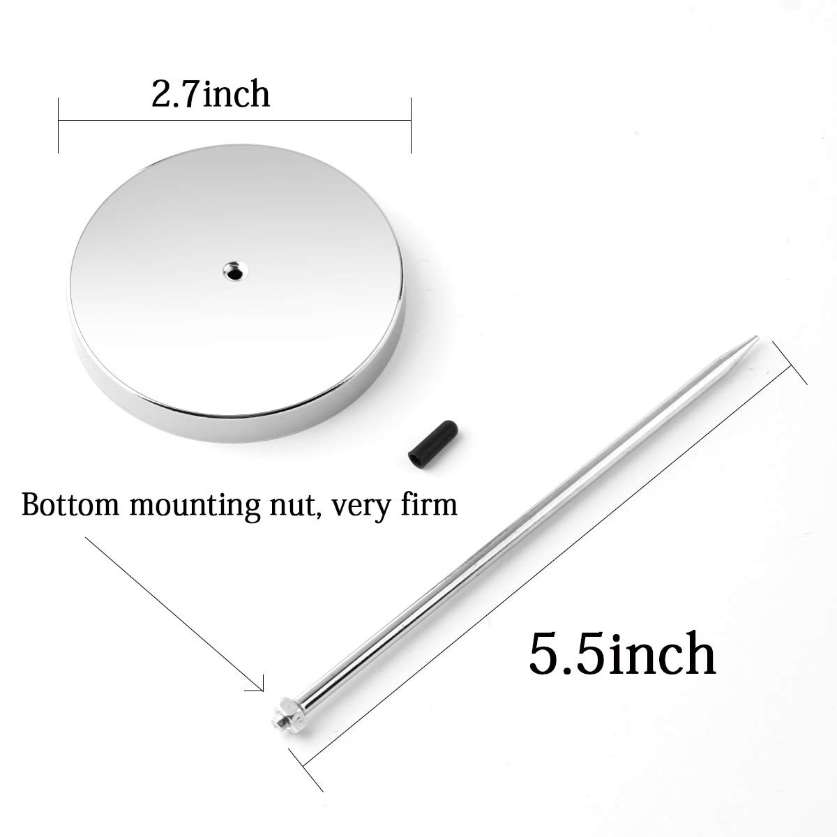 Desk Receipt Holder Bill Fork Spike Stick Silver Restaurant