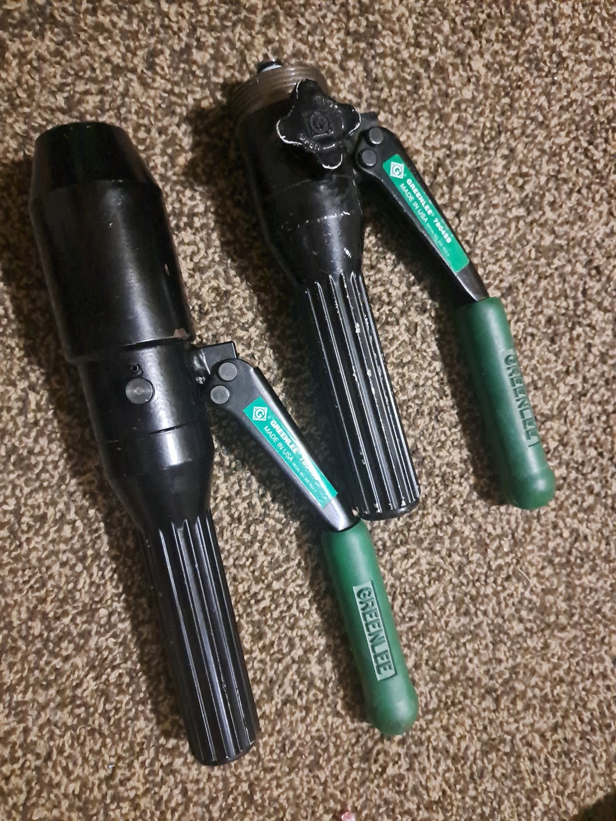 2 For Parts or Repair Greenlee 7804SB Quick Draw Hydraulic Punch Driver