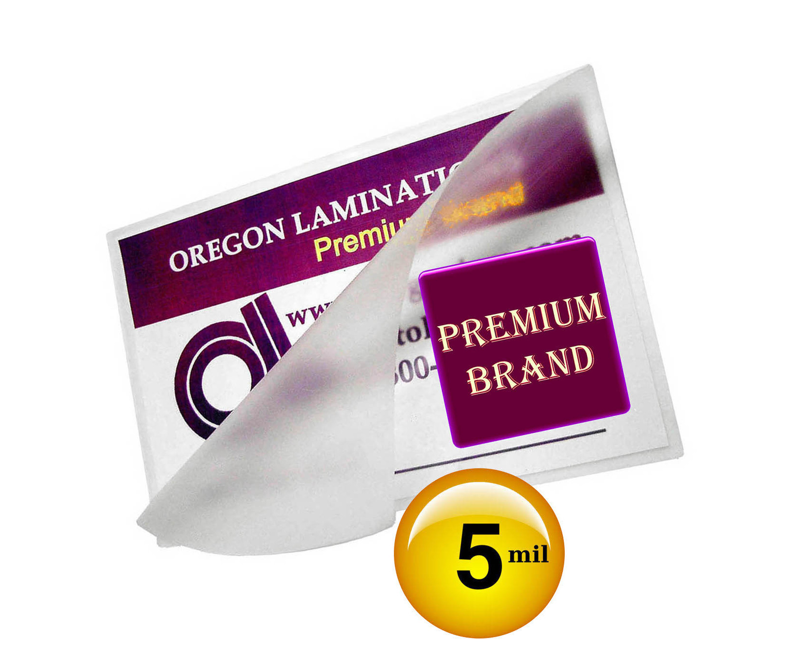 500/pack File Card size 5 Mil Hot Laminating Pouches 3-1/2 x 5-1/2 Clear 3.5×5.5