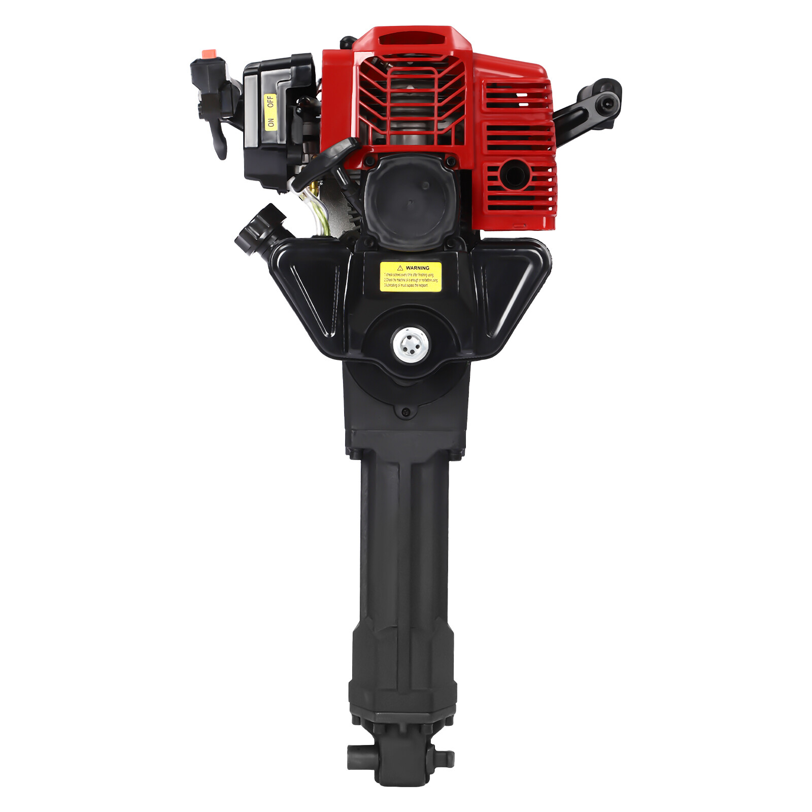 55J Gasoline?Powered Demolition Jack Hammer Concrete Breaker w/ 2 Chisel Bits