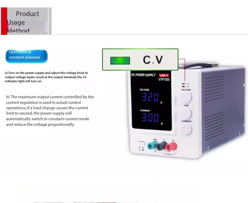 UTP1303/UTP1305 Adjustable Linear DC Regulated Power Supply 32V/3A/5A