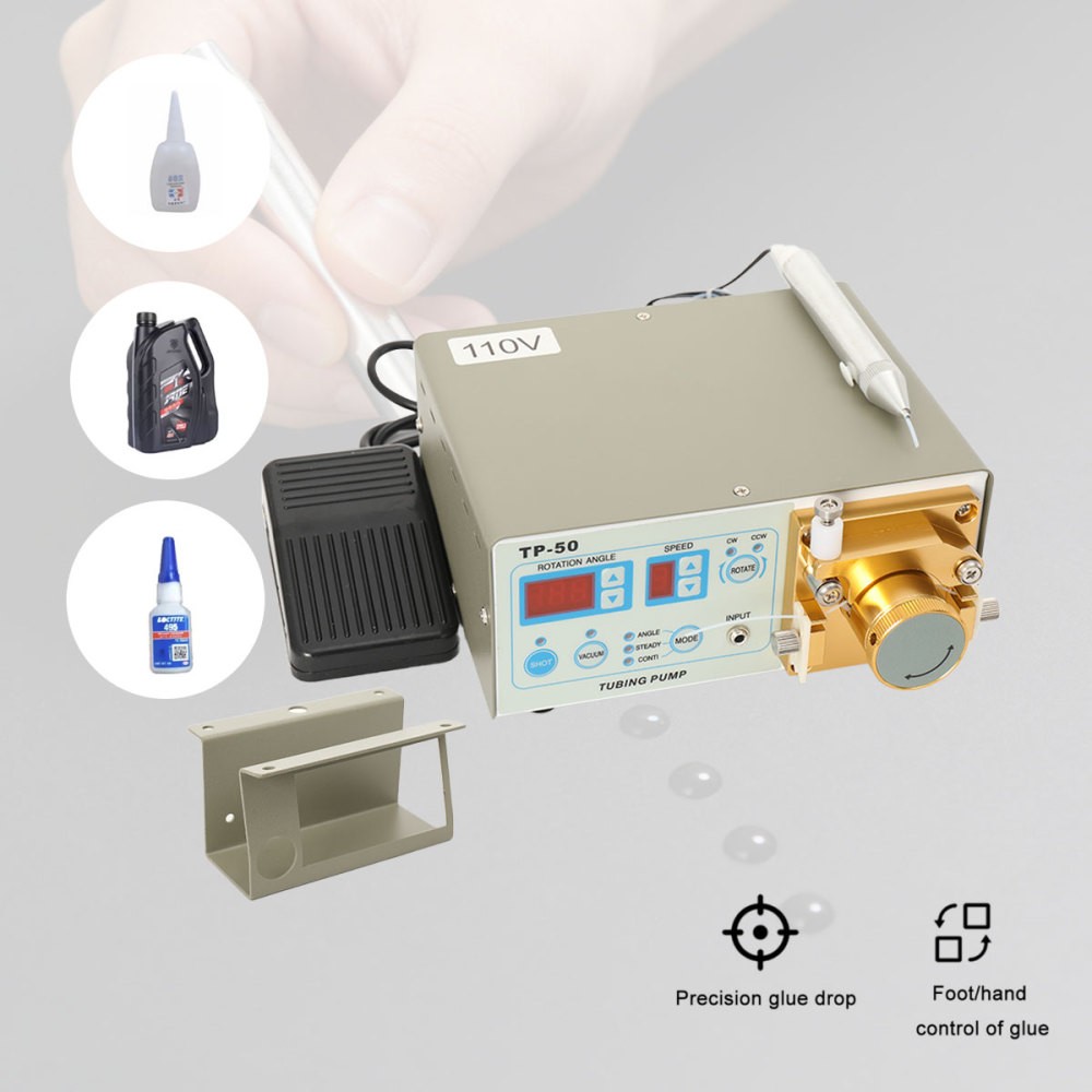 TP-50 Peristaltic Fast-drying Liquid Glue Dispenser Dispensing Machine 110V