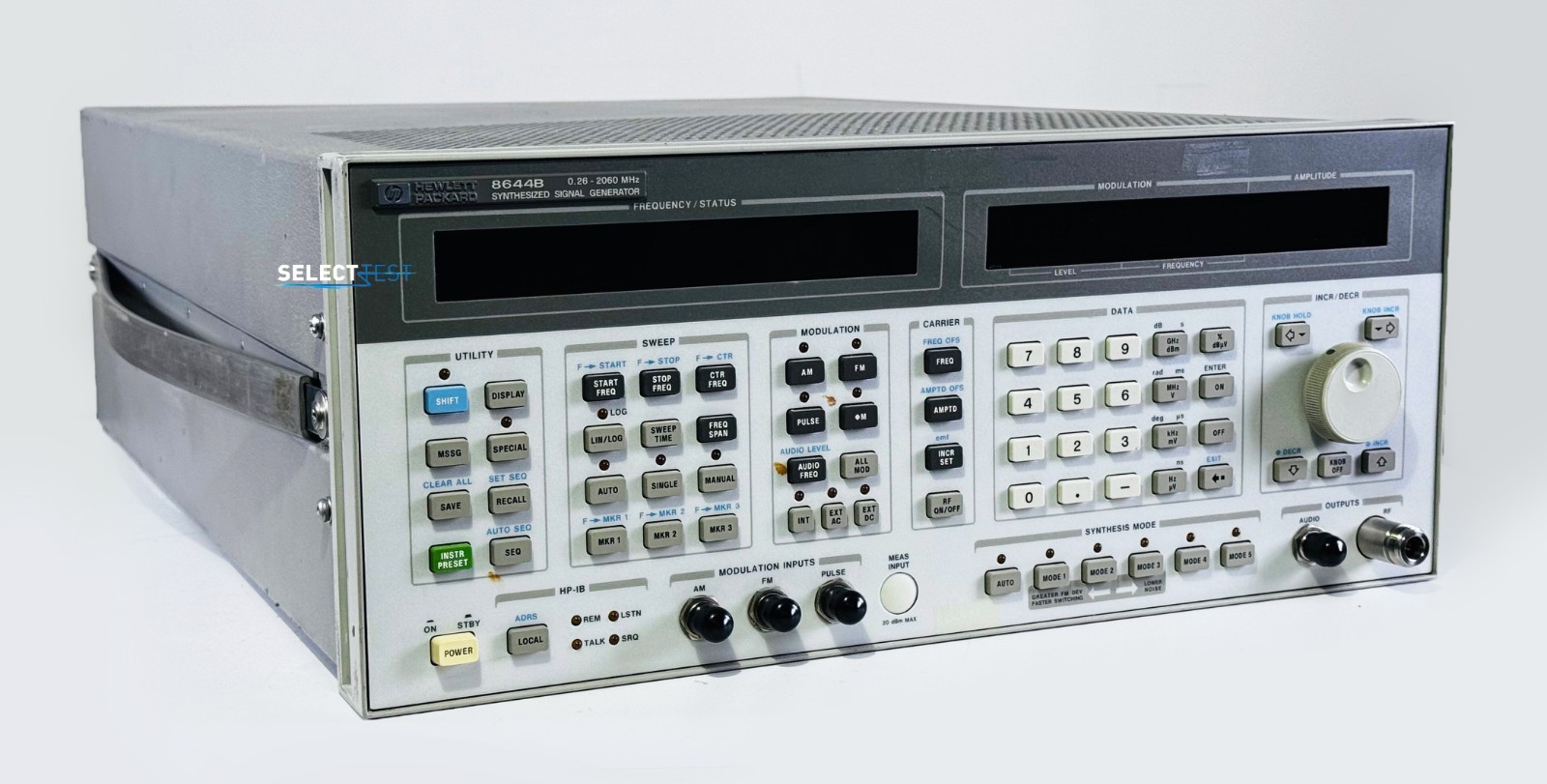 AGILENT (HP) 8644B 0.26 – 2060 MHz SYNTHESIZED SIGNAL GENERATOR *LOOK* (REF.: N)