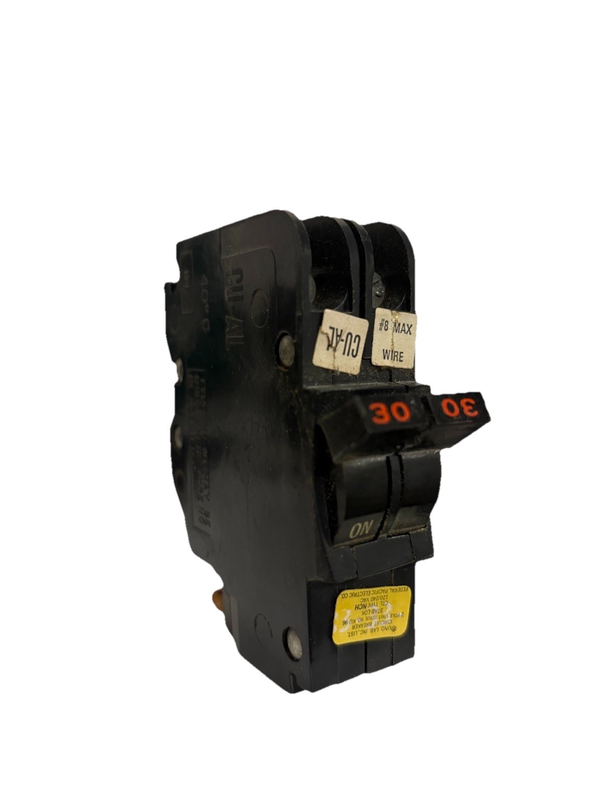 Federal Pacific FPE NCH230 2 Pole 30 Amp Stab Lok Thin Circuit Breaker