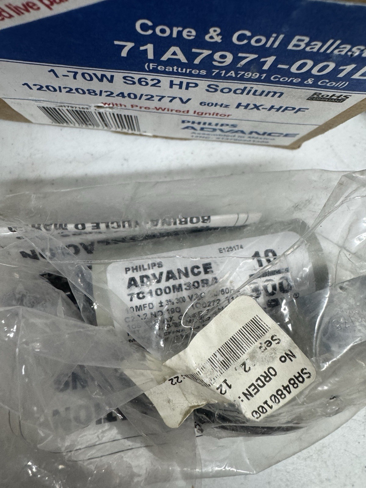 Philips Advance Core & Coil Ballast Kit 71A7971-001D 120/208/240/277V 60Hz HX-HP