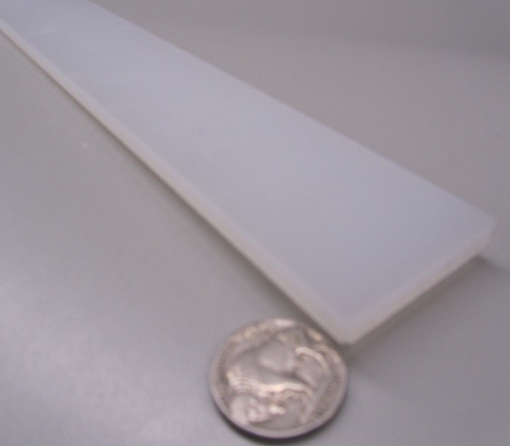 Polypropylene Bar 1/4″ (.250″) Thick x 1.50″ Wide x 48″ Long, 8 pcs, 32 feet