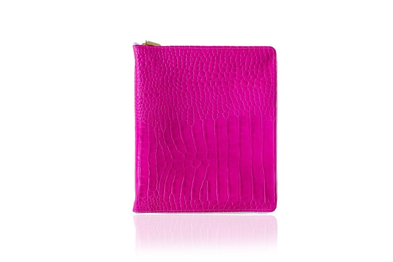 Padfolio A4.Pink Portfolio A4. Leather A4 organizer. Leather A4 notebook.