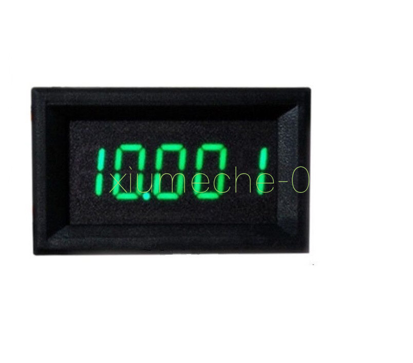 Green LED 5 Digit DC 0-4.3000-33.000V Digital Voltmeter Voltage Meter Car Panel