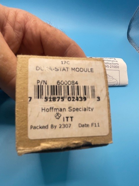NEW ITT HOFFMAN SPECIALTY 600084 17C DURA-STAT MODULE | 600084