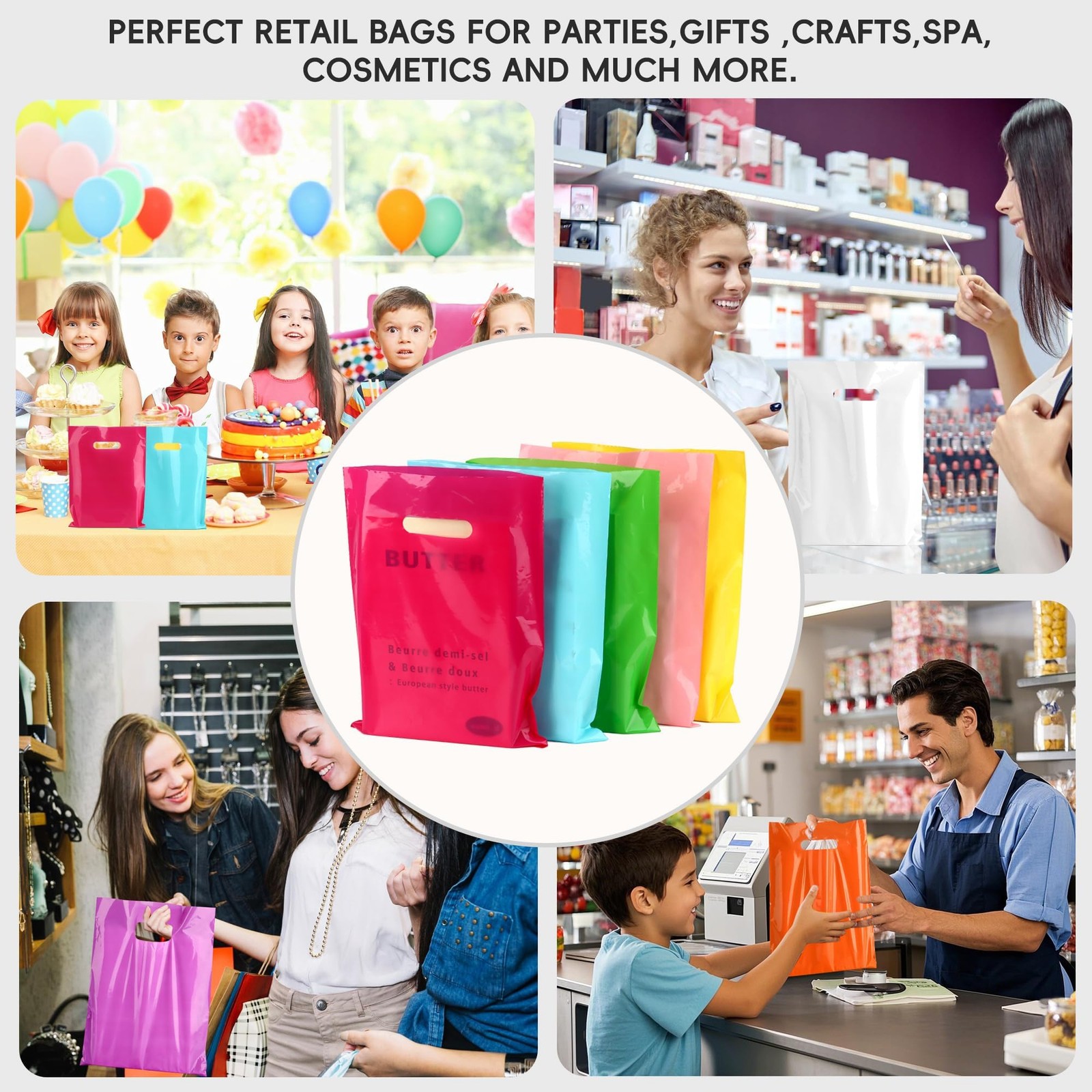 POPGIFTU 100-Pack 1 Count (Pack of 100), 10 Vibrant Colors – 9×12 Inch