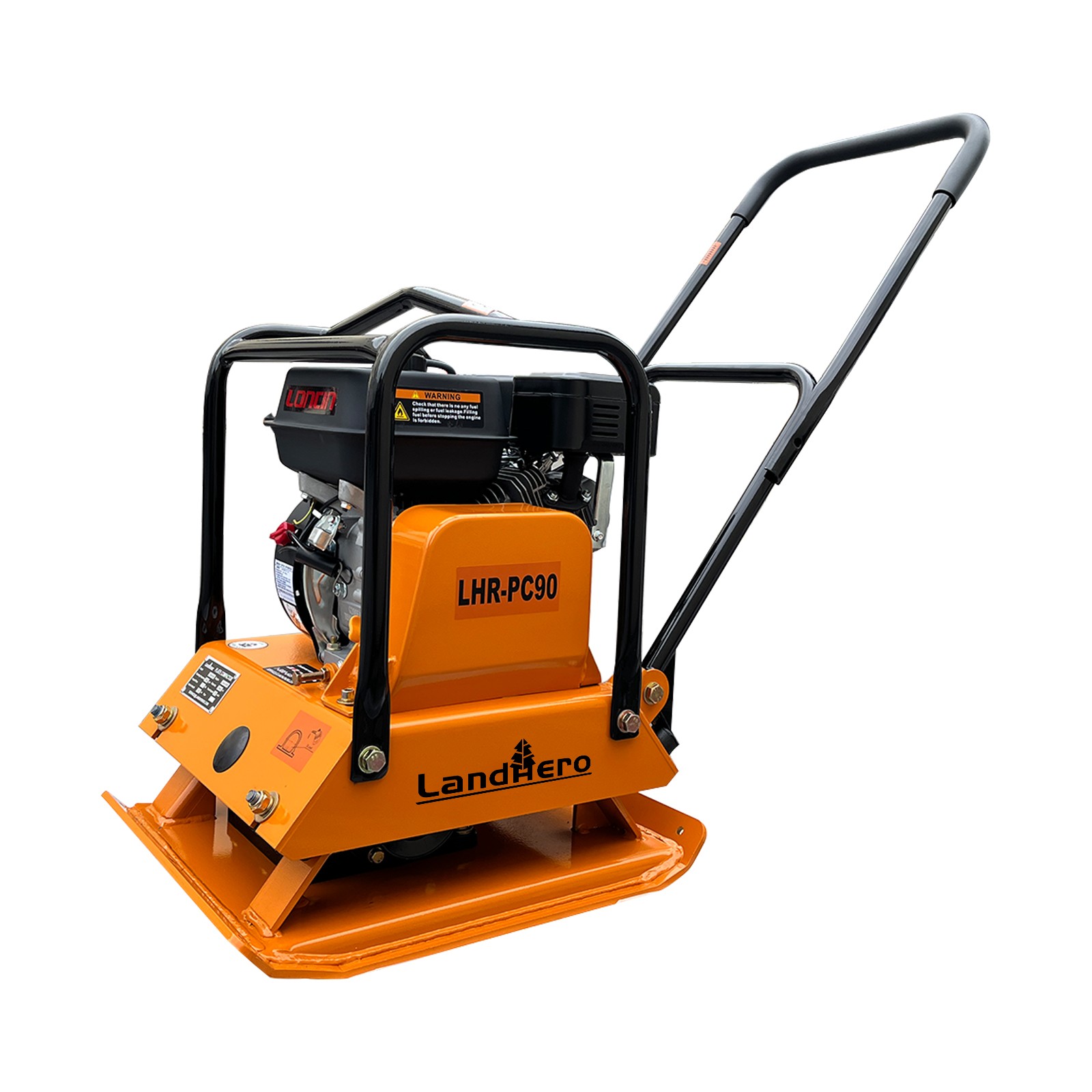 Walk Behind Compactor Rammer Vibratory Plate Soil Dirt EPA 196CC 6.5HP Engine