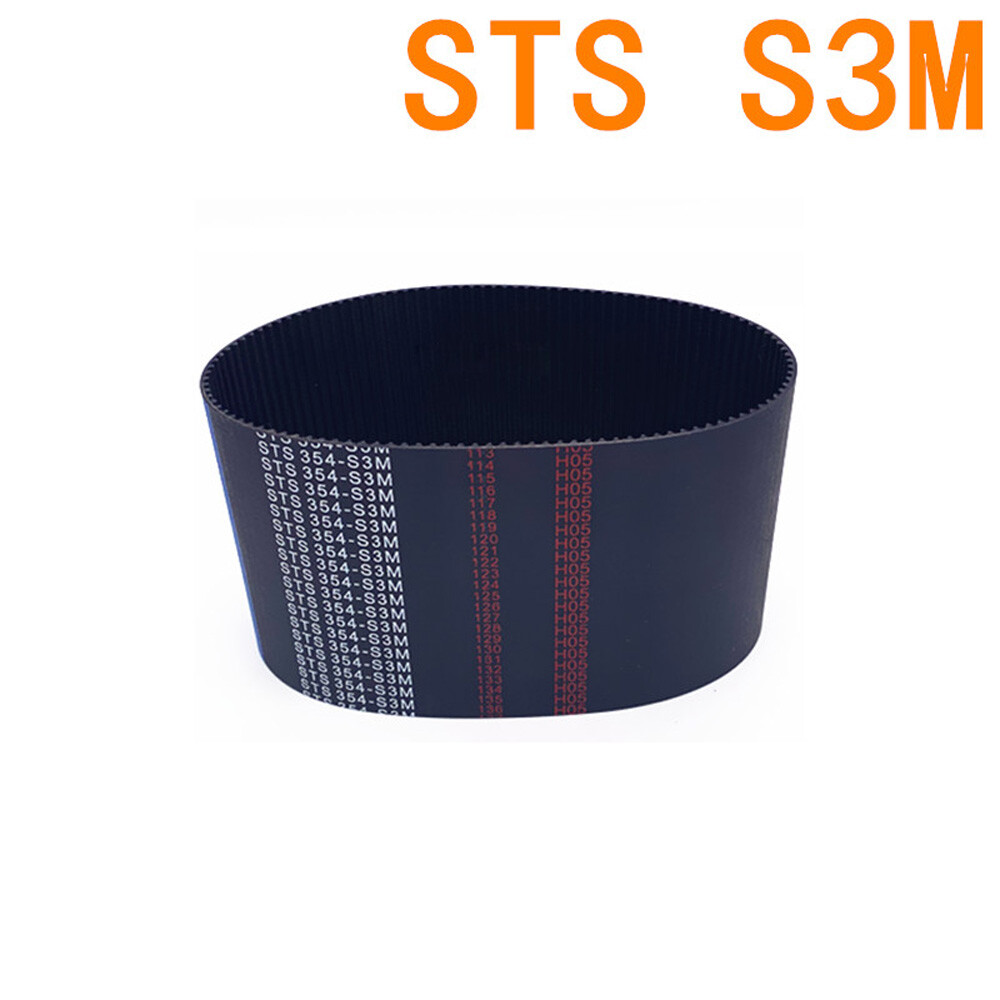 STS S3M 87-4500mm Timing Belts Pitch 3mm Close Loop Rubber Drive Belt Width 20mm