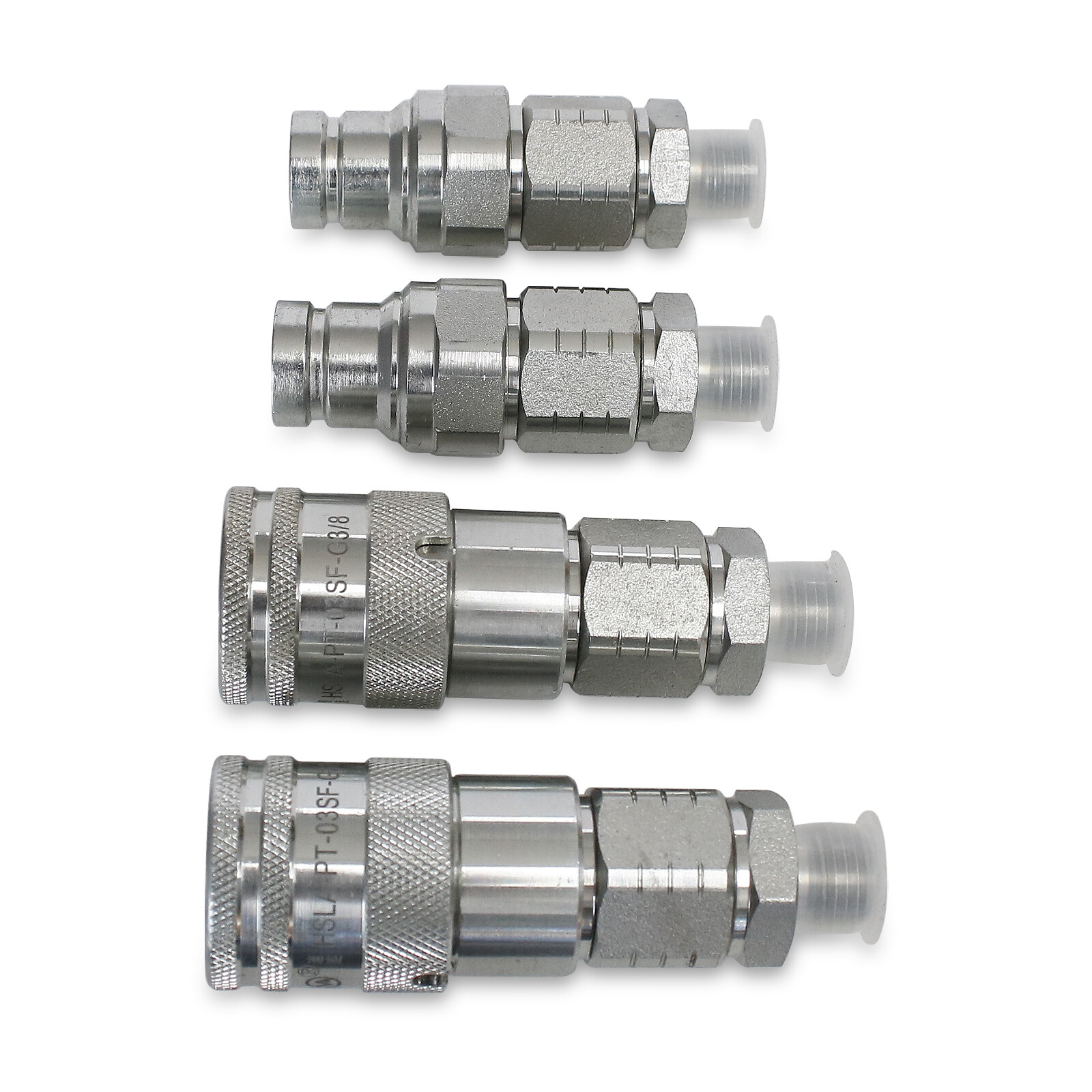 3/8 – DIN 8L -Quick Connect Adapters Fitting Set For Mini Excavator Chinese USA