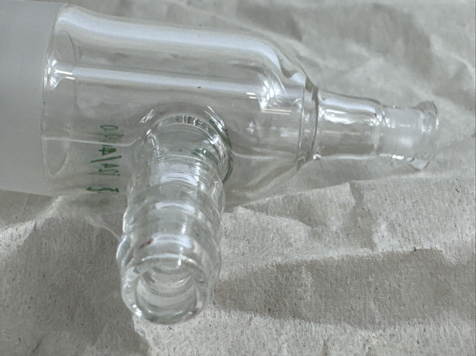 Chemglass CG-1049-A-24 Luer Adapter 24/40 Joint Brand New