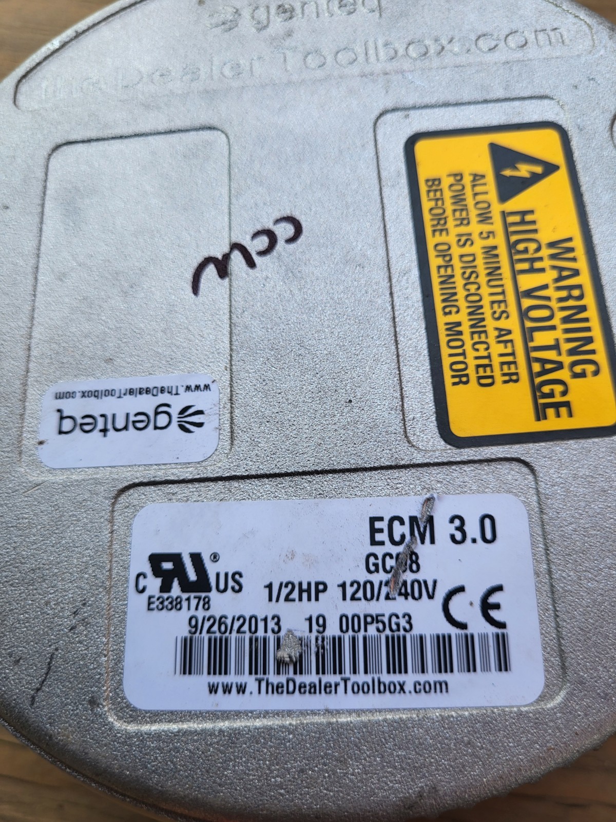 USED Genteq ECM 3.0 GC08 Module Only 1/2HP 120/240V CCWLE FREE SHIPPING