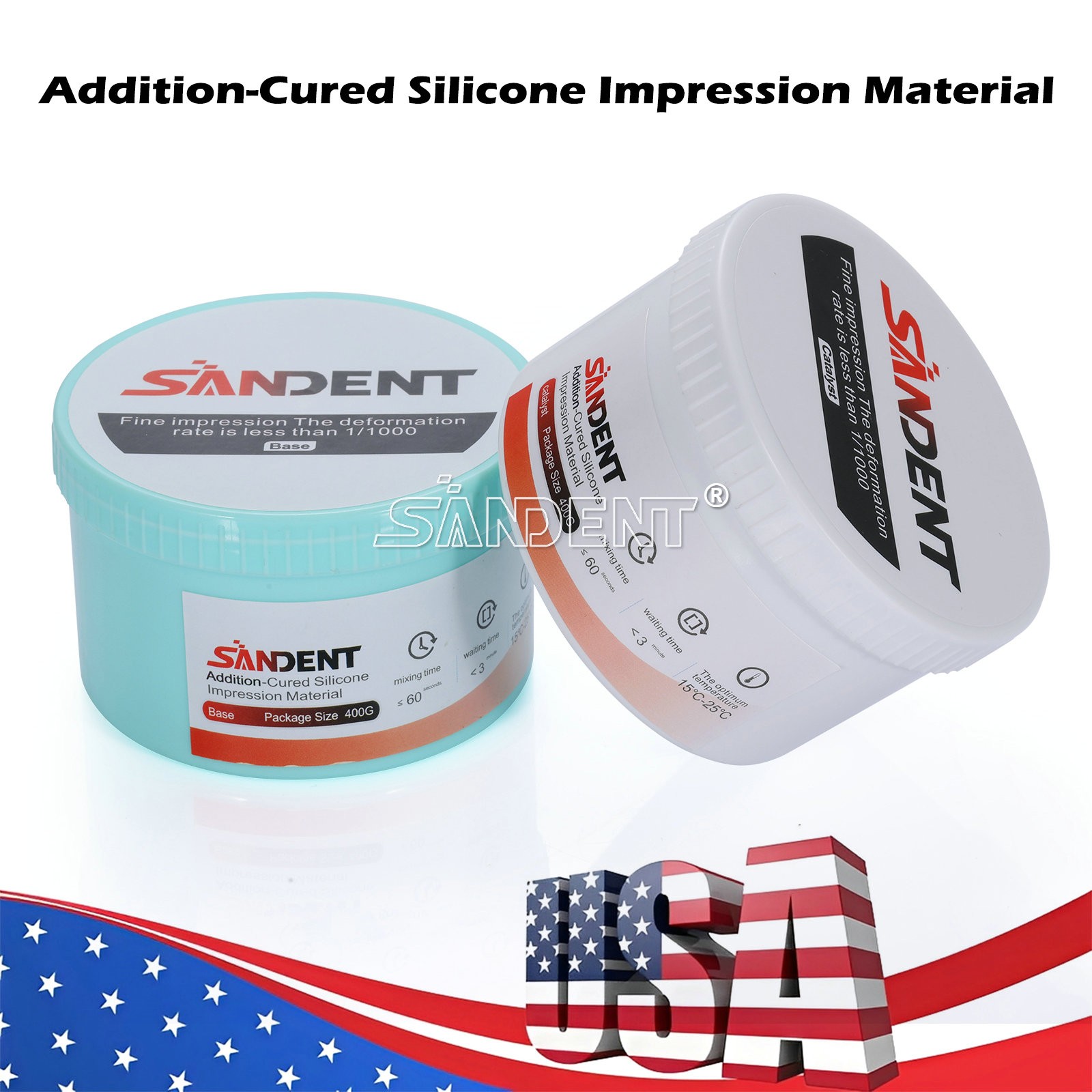 SANDENT Putty Soft Regular Set Base & Catalyst 2/Pk 400G+400G