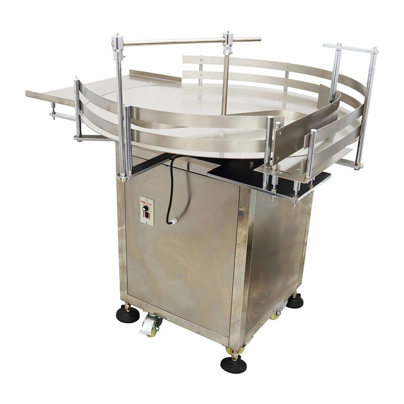 39.37″/100cm Bottle Accumulation Table Assembly Line Bottle Collecting Machine