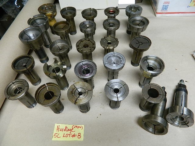 Hardinge 5C STEP Collets 2″ 5DS assortment Emergency Collets 29 Pieces LOT # 8