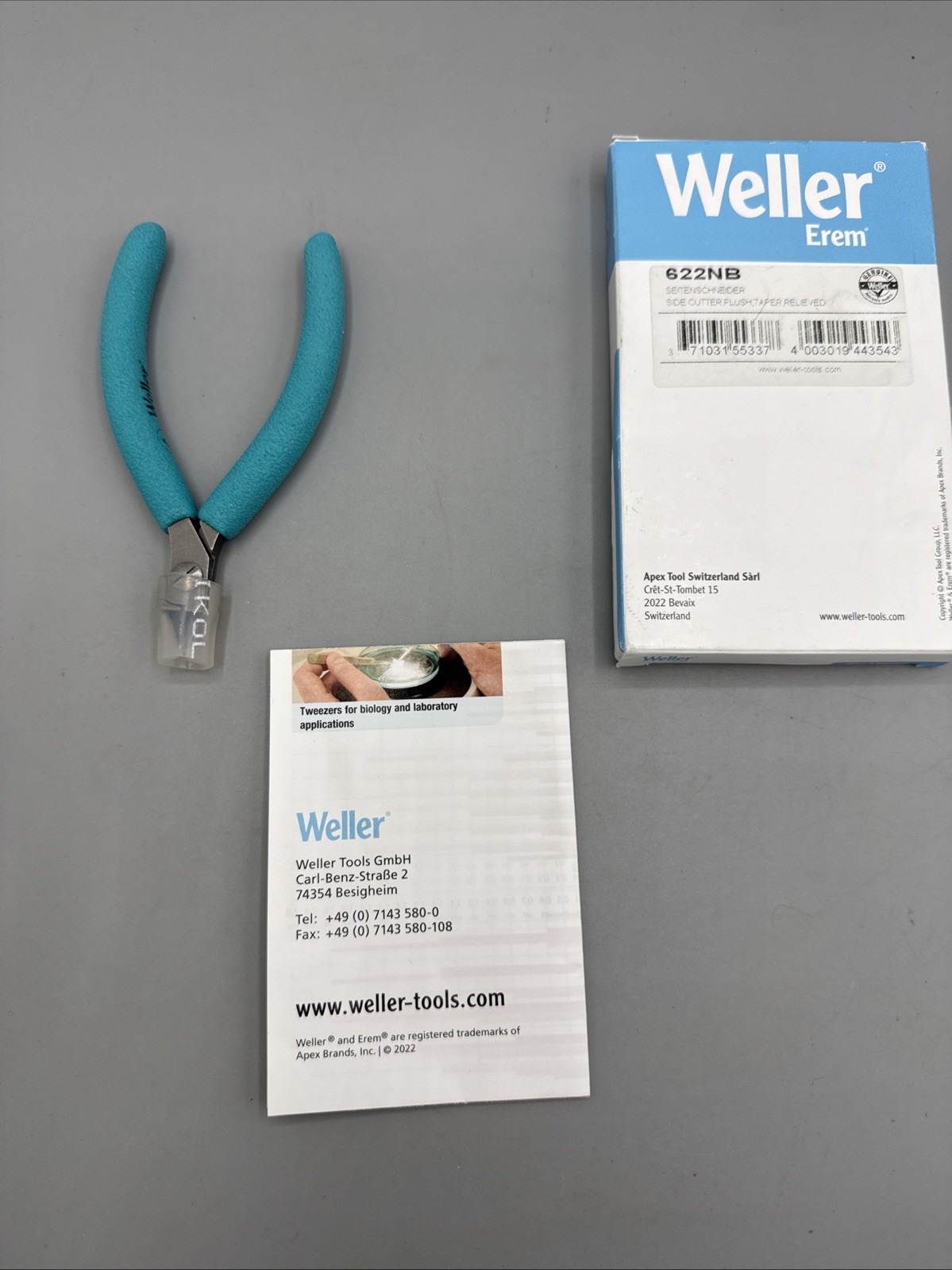 Weller Erem Switzerland 622NB Side Cutter Flush Taper 110mn