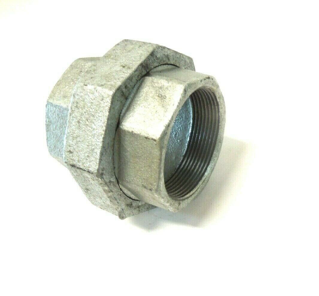 4″ 150 Threaded NPT Union Galvanized Malleable Iron Pipe Fitting <MI04134G1