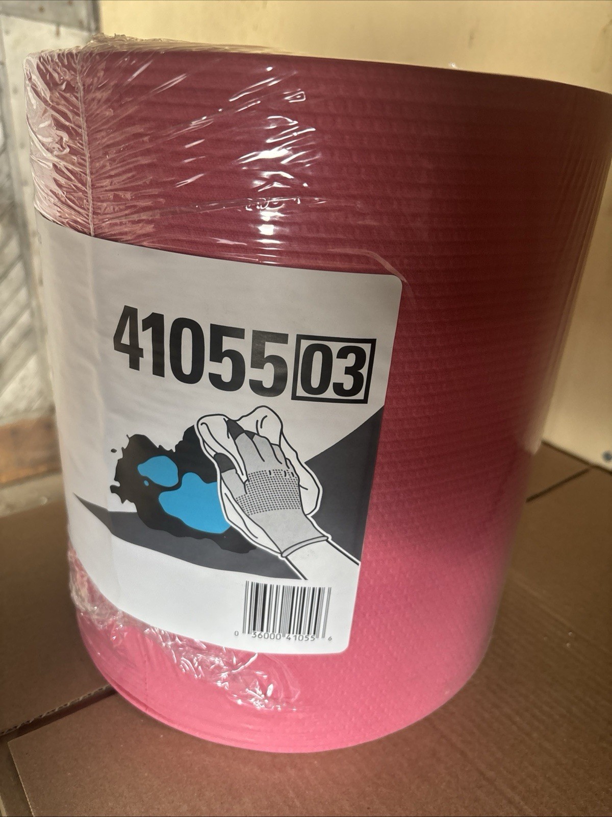 KC 41055 Heavy Duty X80 Disposable Cleaning Rags RED