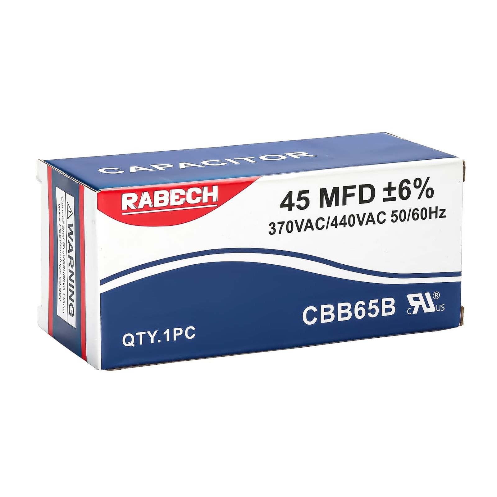 45uF 45MFD CBB65B Run Start Round Capacitor 45 uF MFD 370V or 450V CBB65 A/C …