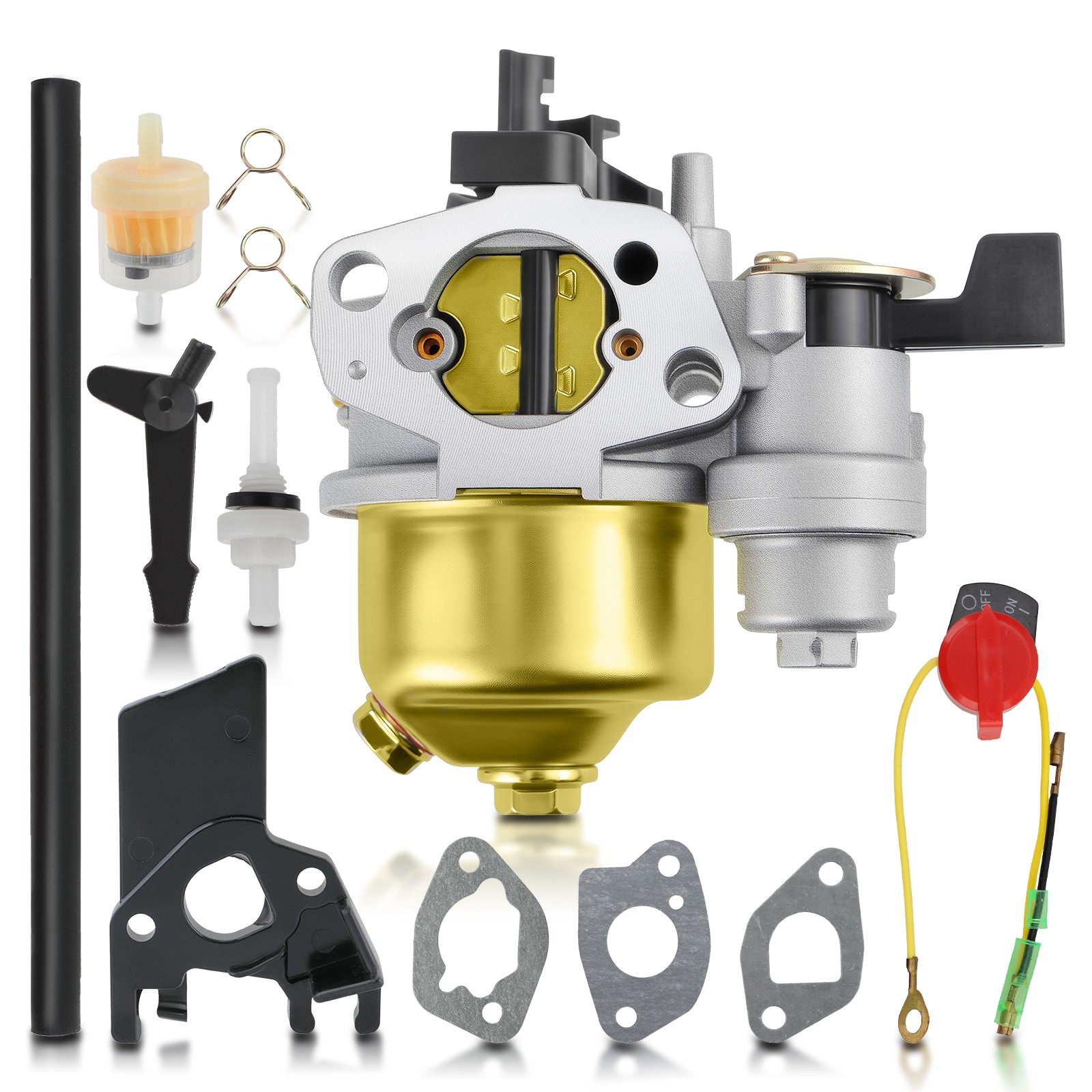 For Huayi 5.5HP 6.5HP 168FA 168FB Carburetor for Pressure Washer Water Pump