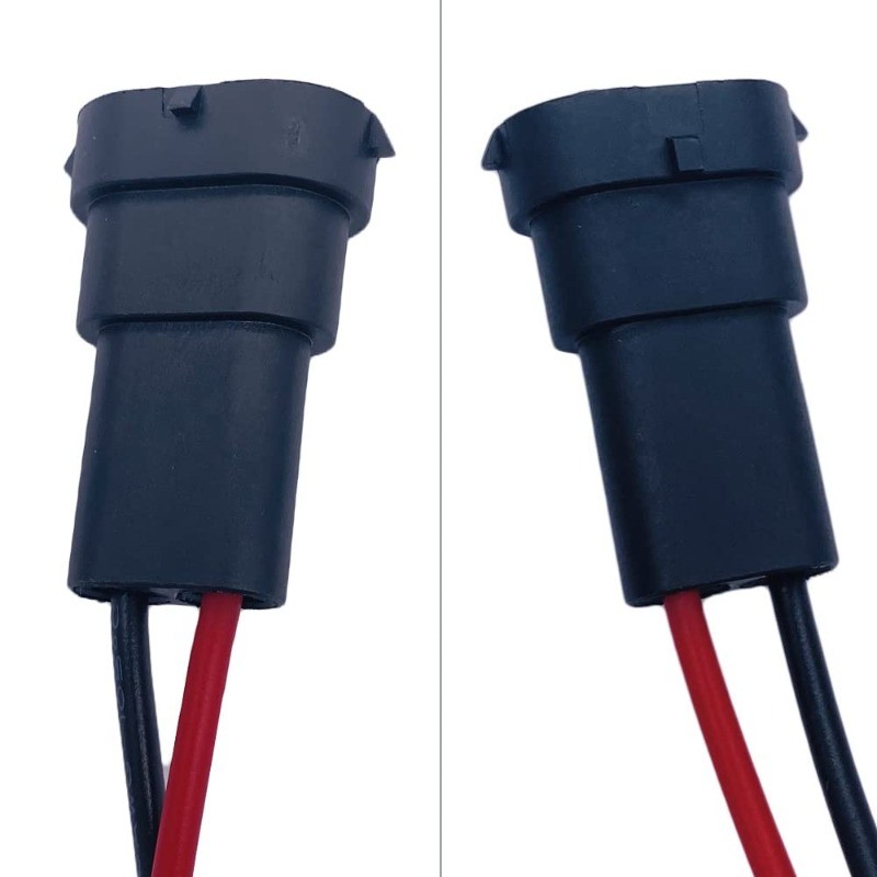 2PCS H8/H11/880/881 Pigtail Connector Adapter for LED Headlight & Fog Light