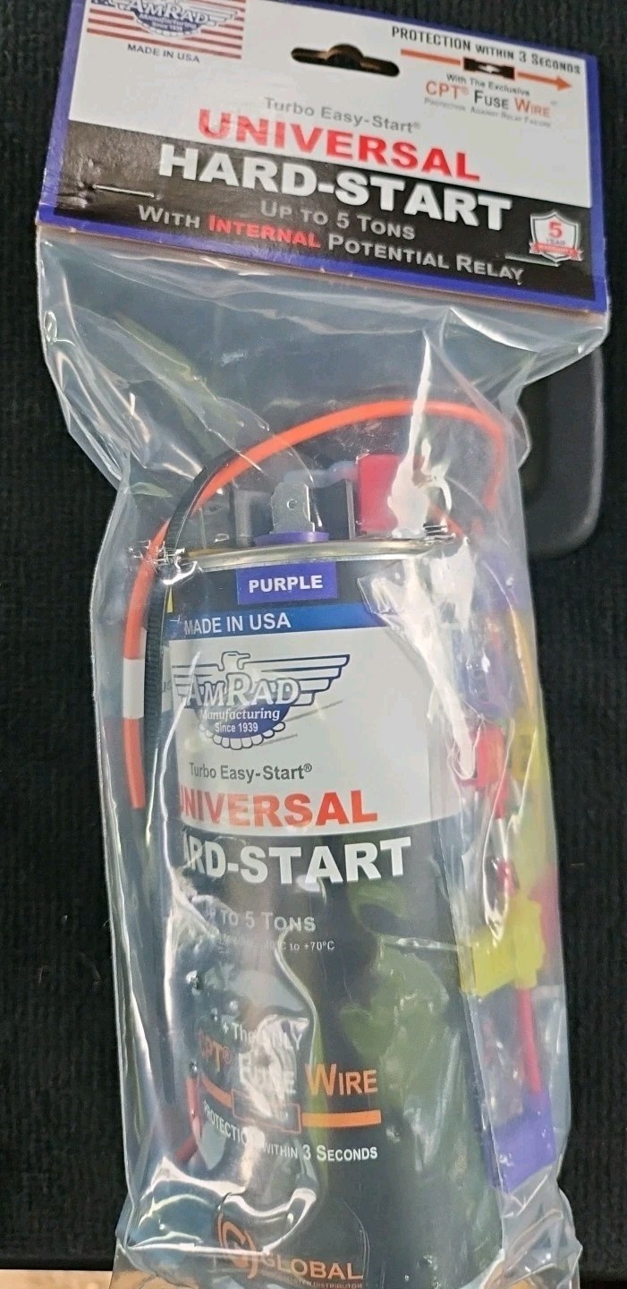 TES5 Turbo Universal Hard-Start , 2-Wire , Up to 330V , Up to 324 MFD by AmRad
